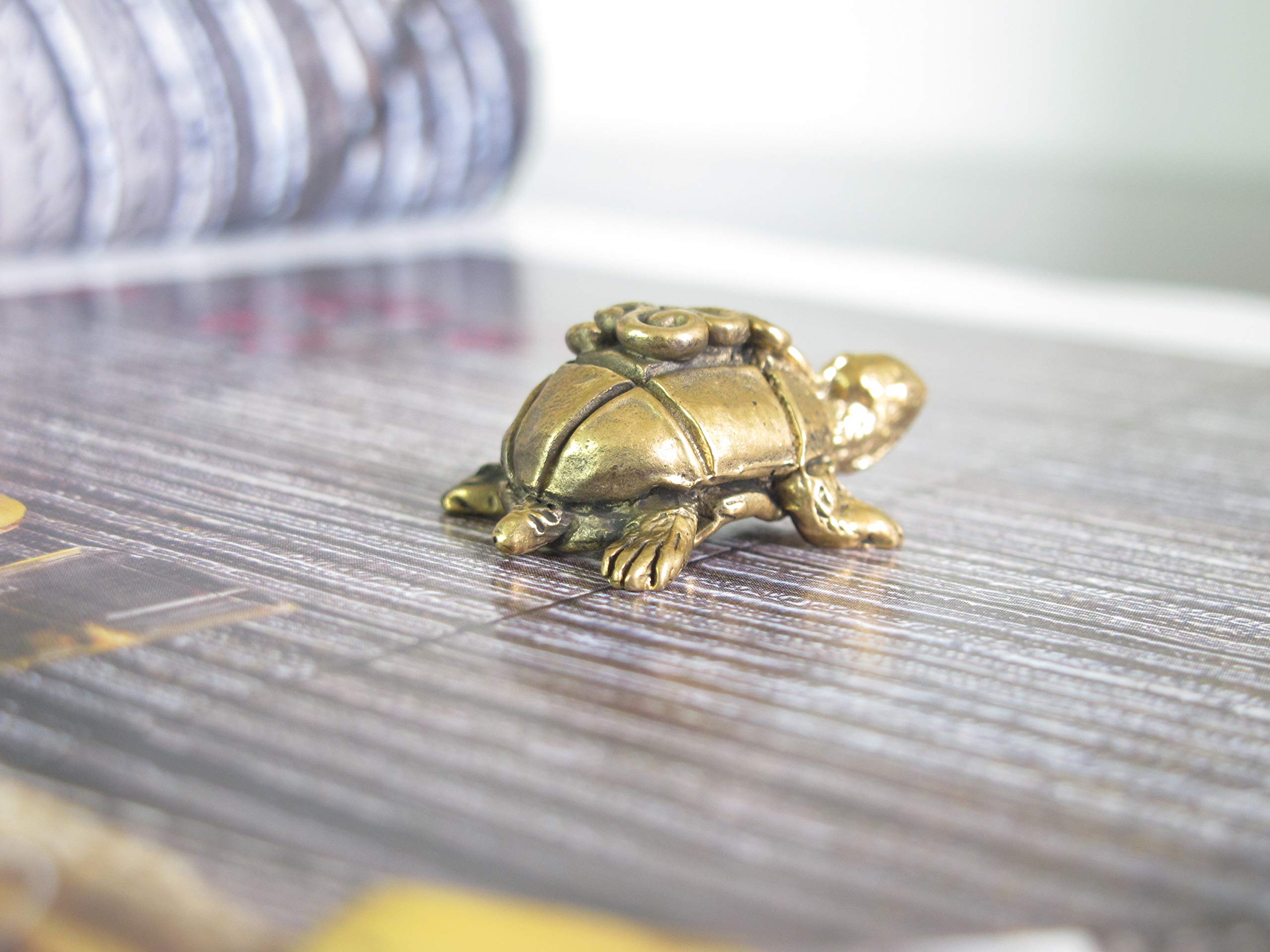 Amazon.co.jp: 真鍮ブッダタートル お守り - ミニタイ魔法の